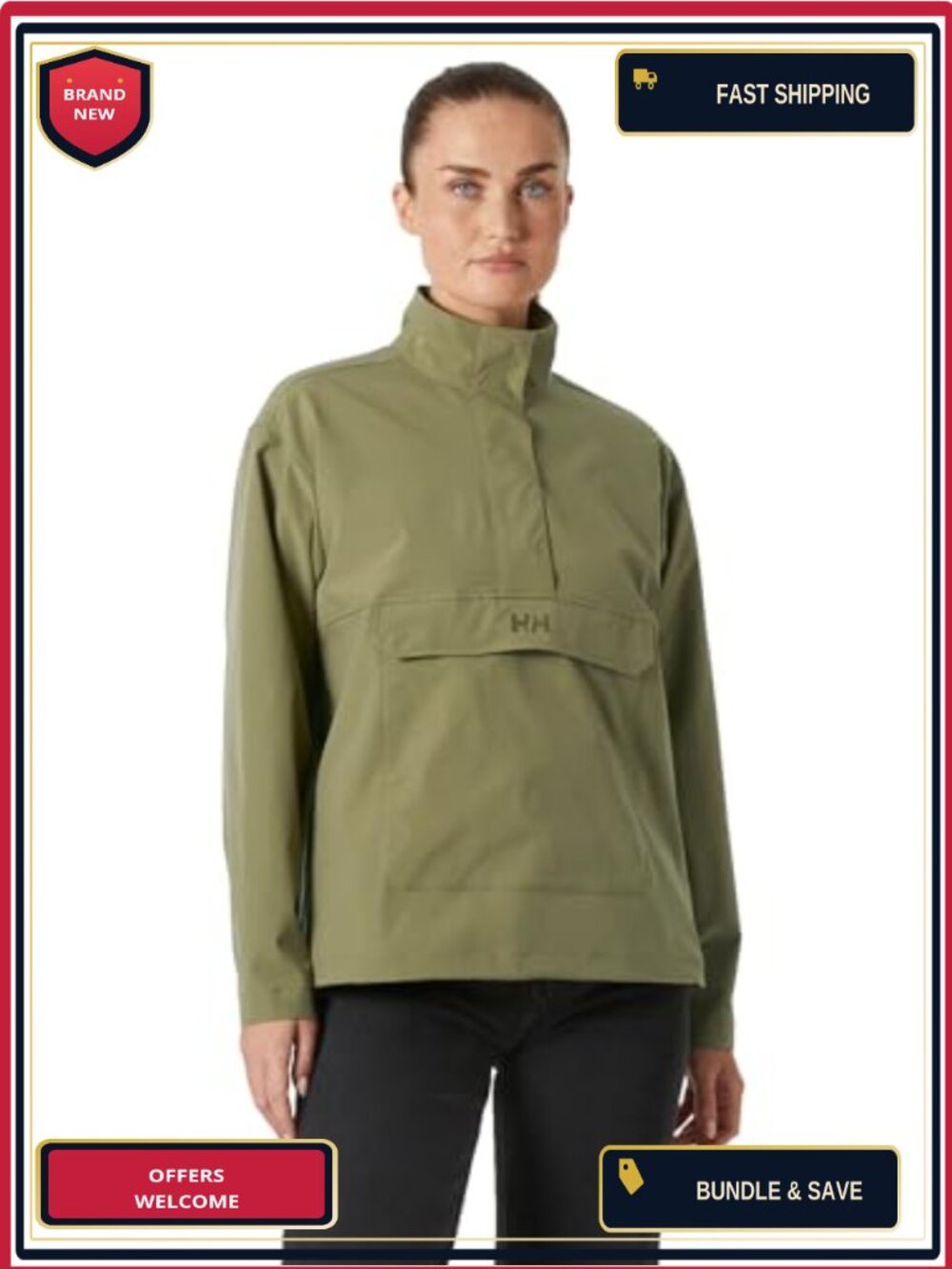 Helly Hansen Women's Escape Water Repellent Anorak Jacket